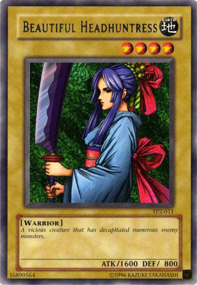Earth, Normal Monster, Rare, Tournament Pack 2, Unlimited, Warrior Beautiful Headhuntress [TP2-011] Rare - Trading Card World