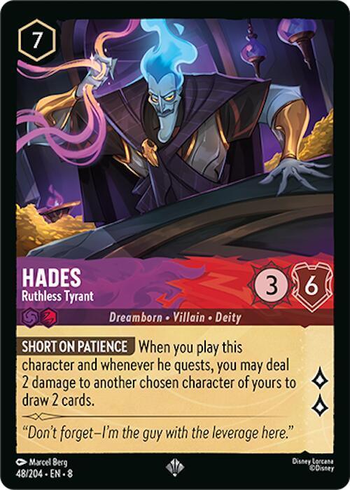  Hades - Ruthless Tyrant (48/204) [Reign of Jafar] - Trading Card World