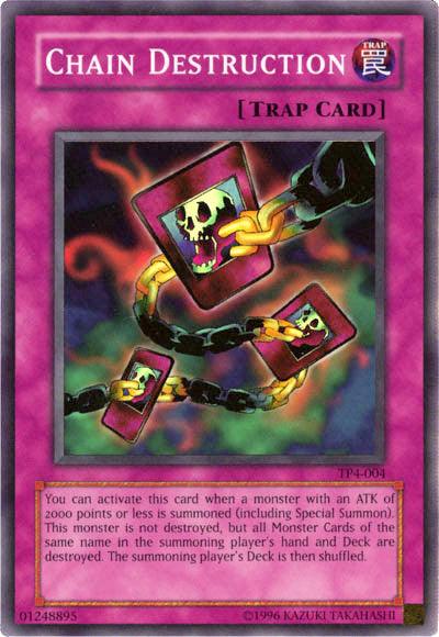 Normal Trap, Super Rare, Tournament Pack 4, Trap, Unlimited Chain Destruction [TP4-004] Super Rare - Trading Card World
