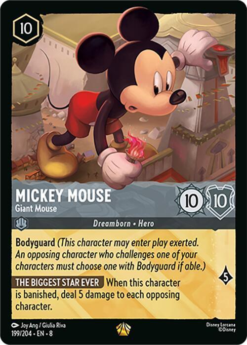  Mickey Mouse - Giant Mouse (199/204) [Reign of Jafar] - Trading Card World