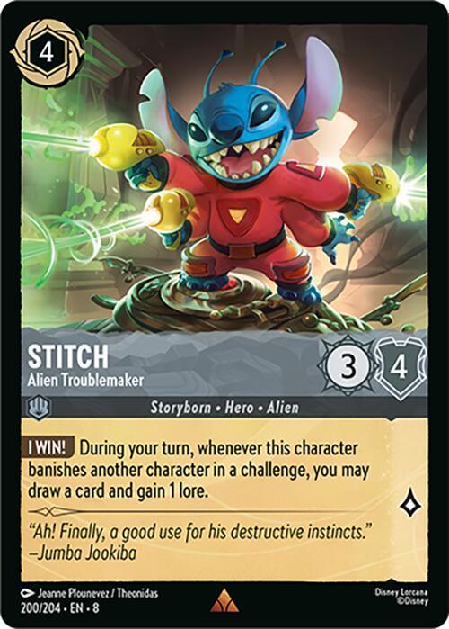  Stitch - Alien Troublemaker (200/204) [Reign of Jafar] - Trading Card World