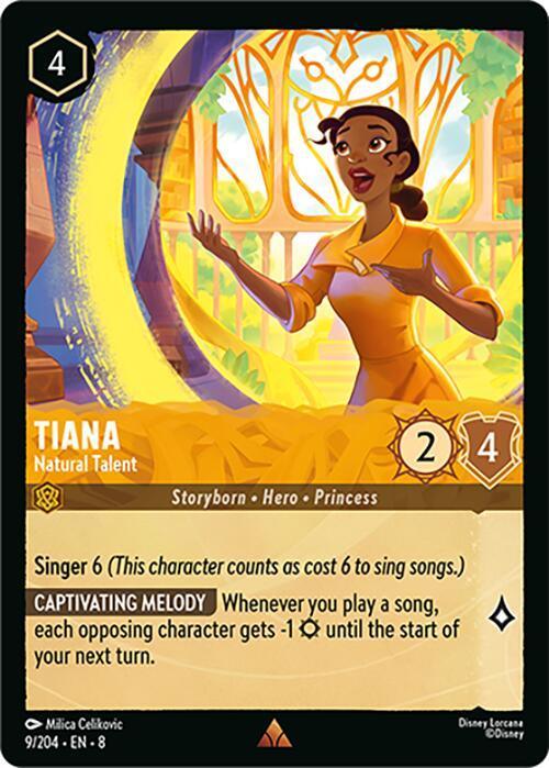  Tiana - Natural Talent (9/204) [Reign of Jafar] - Trading Card World