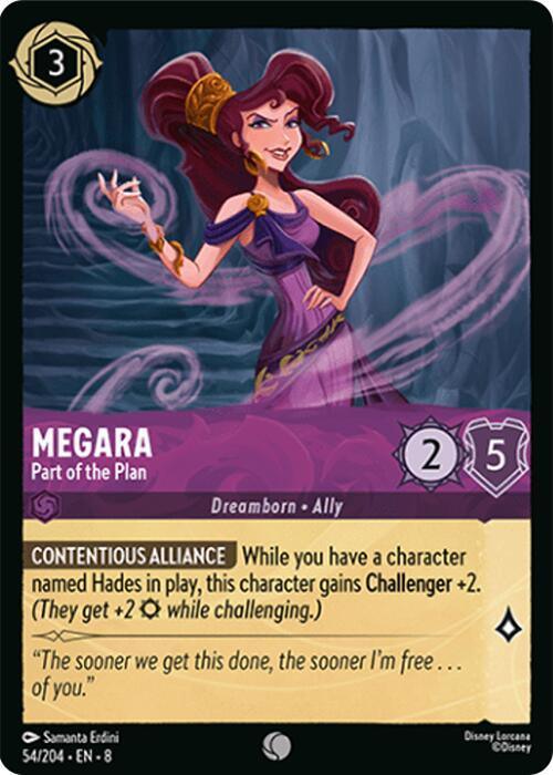  Megara - Part of the Plan (54/204) [Reign of Jafar] - Trading Card World