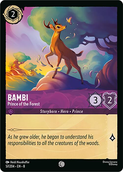  Bambi - Prince of the Forest (57/204) [Reign of Jafar] - Trading Card World
