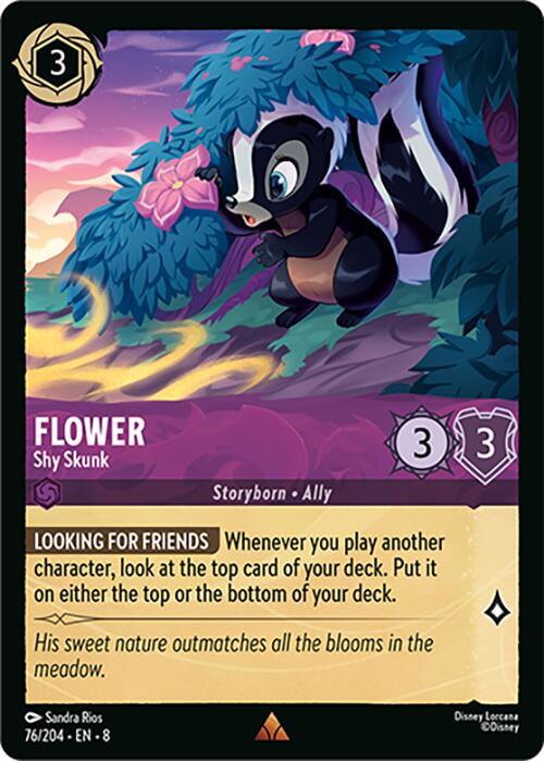  Flower - Shy Skunk (76/204) [Reign of Jafar] - Trading Card World