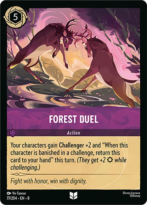  Forest Duel (77/204) [Reign of Jafar] - Trading Card World