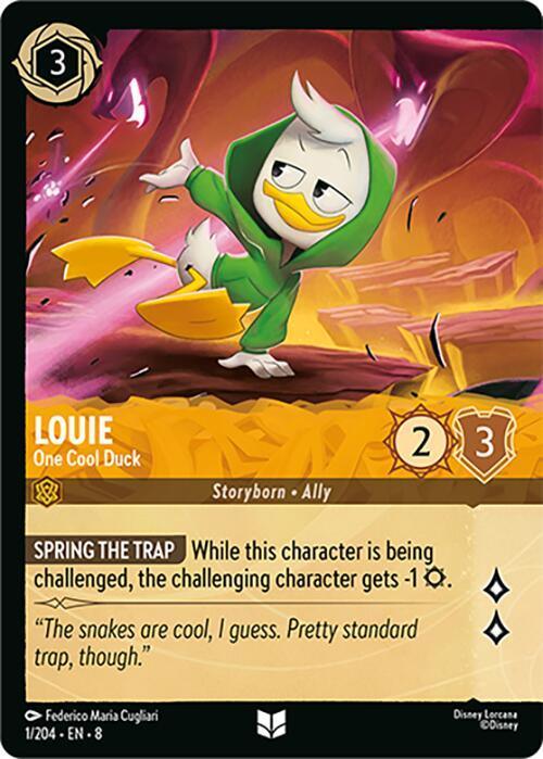  Louie - One Cool Duck (1/204) [Reign of Jafar] - Trading Card World