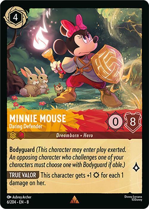  Minnie Mouse - Daring Defender (6/204) [Reign of Jafar] - Trading Card World