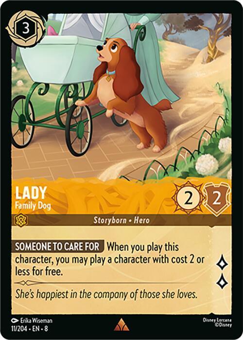  Lady - Family Dog (11/204) [Reign of Jafar] - Trading Card World