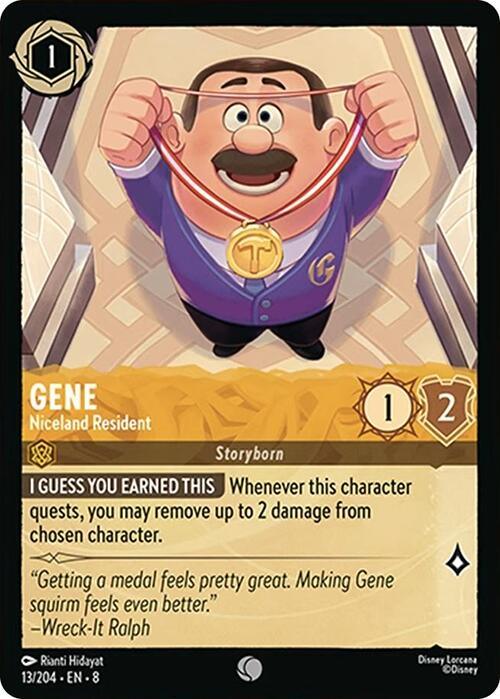  Gene - Niceland Resident (13/204) [Reign of Jafar] - Trading Card World