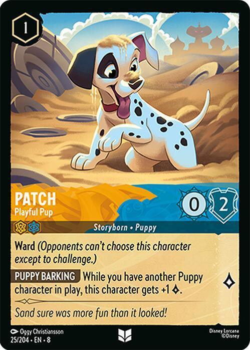  Patch - Playful Pup (25/204) [Reign of Jafar] - Trading Card World
