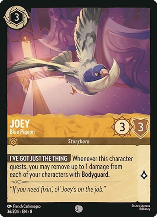  Joey - Blue Pigeon (36/204) [Reign of Jafar] - Trading Card World