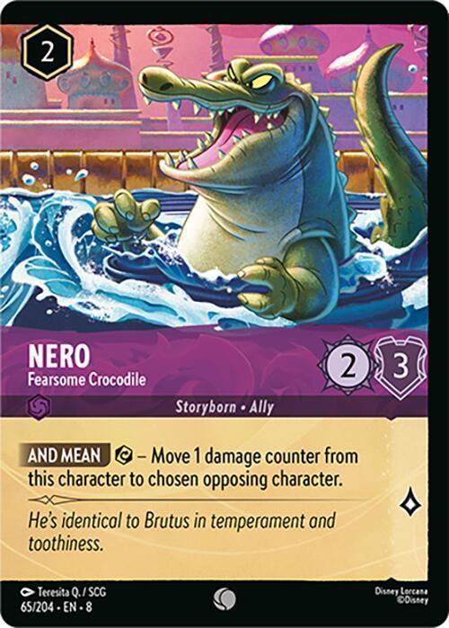  Nero - Fearsome Crocodile (65/204) [Reign of Jafar] - Trading Card World