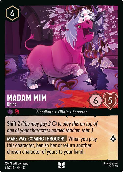  Madam Mim - Rhino (69/204) [Reign of Jafar] - Trading Card World