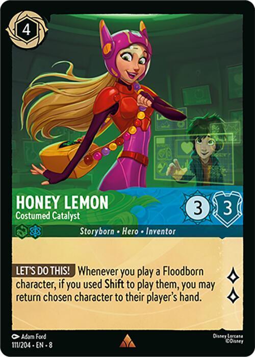  Honey Lemon - Costumed Catalyst (111/204) [Reign of Jafar] - Trading Card World