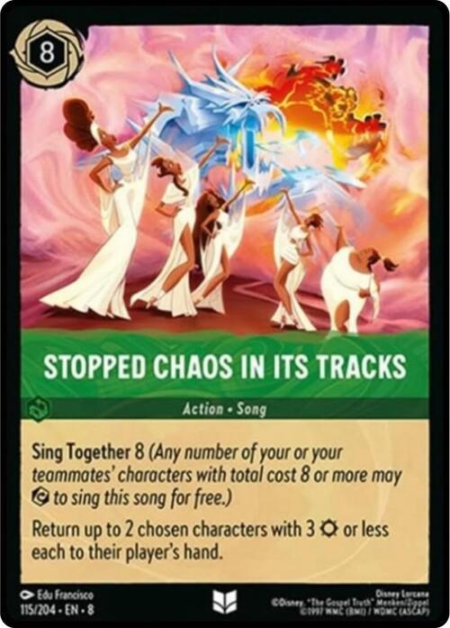  Stopped Chaos in Its tracks (115/204) [Reign of Jafar] - Trading Card World