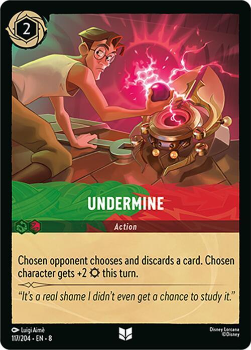  Undermine (117/204) [Reign of Jafar] - Trading Card World