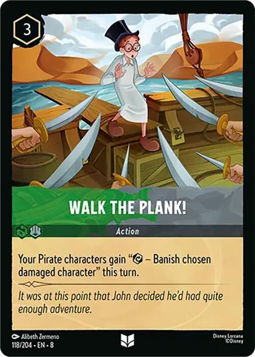  Walk the Plank (118/204) [Reign of Jafar] - Trading Card World