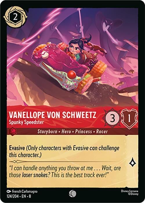  Vanellope Von Schweetz - Spunky Speedster (124/204) [Reign of Jafar] - Trading Card World