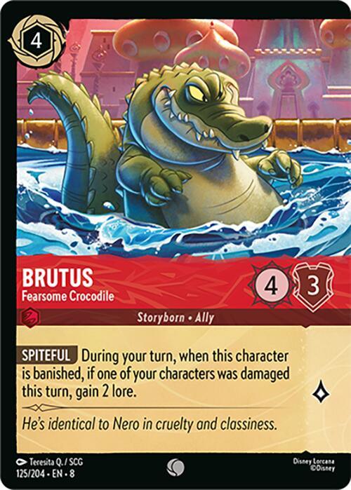  Brutus - Fearsome Crocodile (125/204) [Reign of Jafar] - Trading Card World