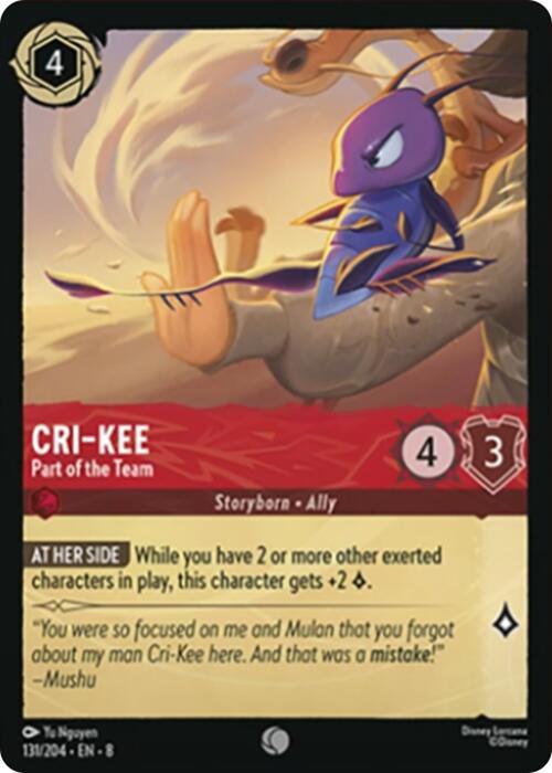  Cri-Kee - Part of the Team (131/204) [Reign of Jafar] - Trading Card World