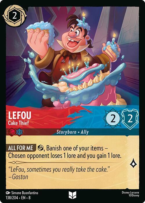  LeFou - Cake Thief (138/204) [Reign of Jafar] - Trading Card World