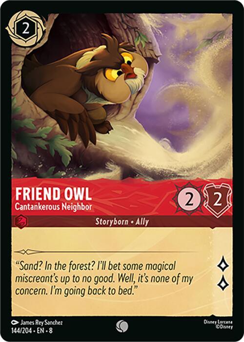  Friend Owl - Cantankerous Neighbor (144/204) [Reign of Jafar] - Trading Card World
