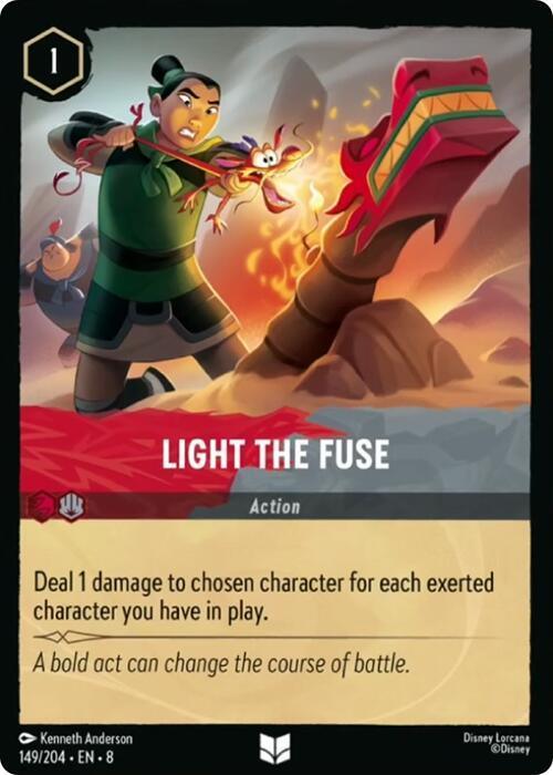  Light the Fuse (149/204) [Reign of Jafar] - Trading Card World