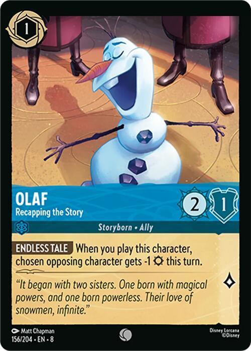  Olaf - Recapping the Story (154/204) [Reign of Jafar] - Trading Card World