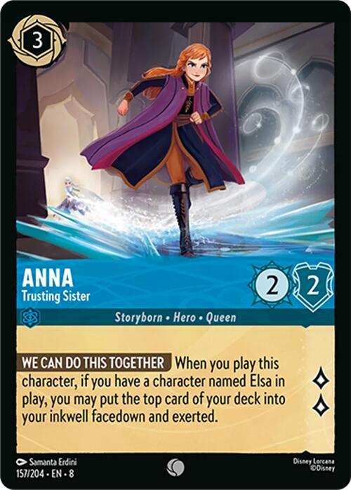  Anna - Trusting Sister (157/204) [Reign of Jafar] - Trading Card World