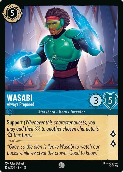  Wasabi - Always Prepared (158/204) [Reign of Jafar] - Trading Card World