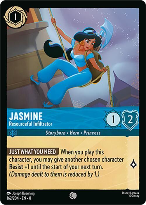  Jasmine - Resourceful Infiltrator (162/204) [Reign of Jafar] - Trading Card World