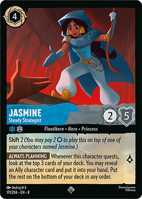 Jasmine - Steady Strategist (171/204) [Reign of Jafar] - Trading Card World