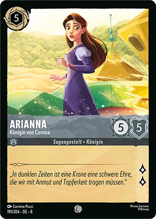 Arianna - Queen of Corona (191/204) [Reign of Jafar] - Trading Card World
