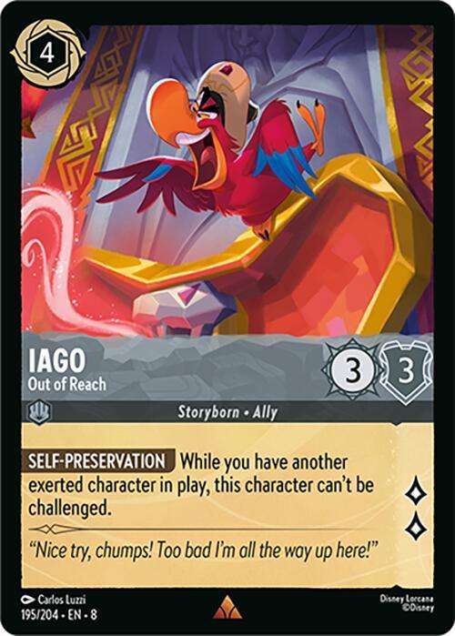  Iago - Out of Reach (195/204) [Reign of Jafar] - Trading Card World