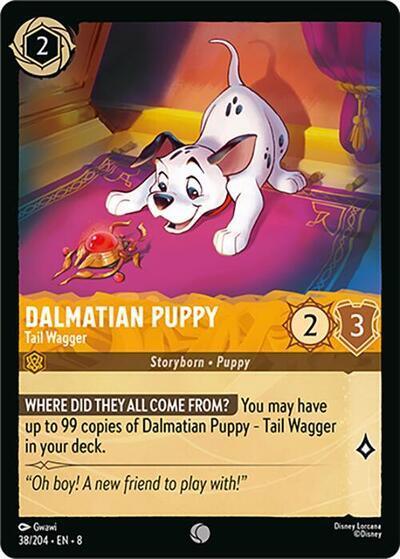  Dalmatian Puppy - Tail Wagger (38/204) [Reign of Jafar] - Trading Card World