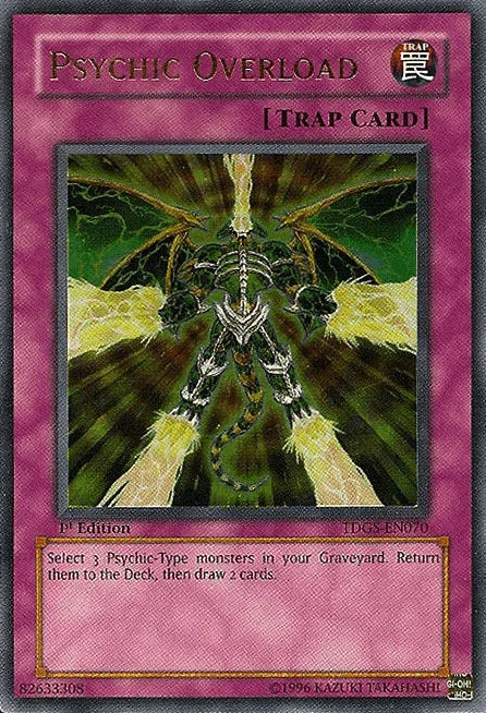 1st Edition, Normal Trap, The Duelist Genesis, Trap, Ultimate Rare, Unlimited Psychic Overload [TDGS-EN070] Ultimate Rare - Trading Card World
