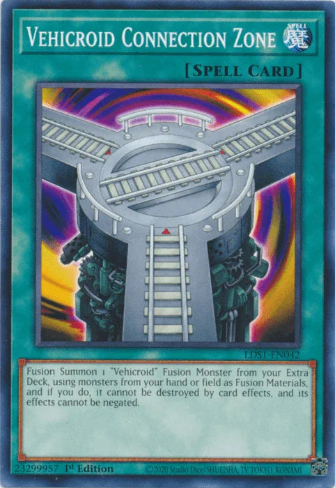 1st Edition, Common, Legendary Duelists: Season 1, Normal Spell, Spell Vehicroid Connection Zone [LDS1-EN042] Common - Trading Card World