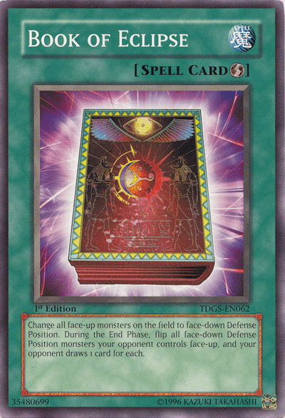 1st Edition, Common, Quick Play Spell, Spell, The Duelist Genesis, Unlimited Book of Eclipse [TDGS-EN062] Common - Trading Card World