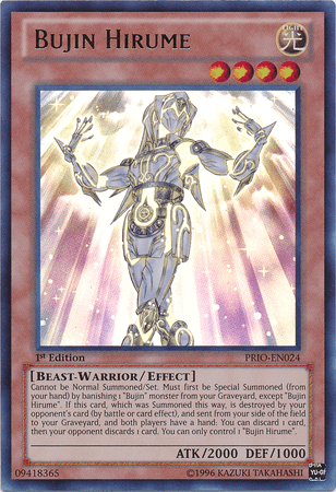 1st Edition, Beast-Warrior, Effect Monster, Light, Primal Origin, Ultra Rare, Unlimited Bujin Hirume [PRIO-EN024] Ultra Rare - Trading Card World