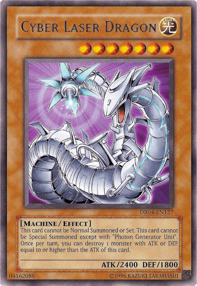 Dark Revelation Volume 4, Effect Monster, Light, Machine, Rare, Unlimited Cyber Laser Dragon [DR04-EN127] Rare - Trading Card World