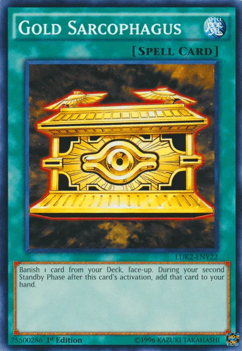 1st Edition, Common, Legendary Decks II, Normal Spell, Spell, Unlimited Gold Sarcophagus [LDK2-ENY22] Common - Trading Card World