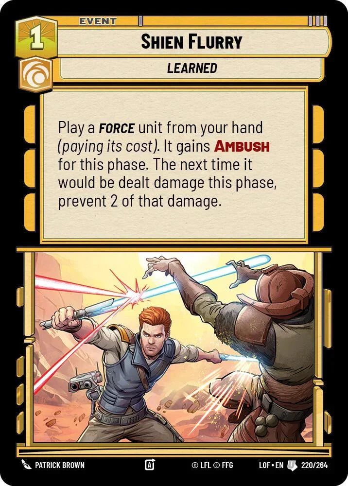 Shien Flurry (220/264) (220/264) [Legends of the Force]