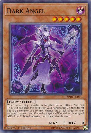 1st Edition, Common, Dark, Effect Monster, Fairy, Star Pack VRAINS Dark Angel [SP18-EN024] Common - Trading Card World