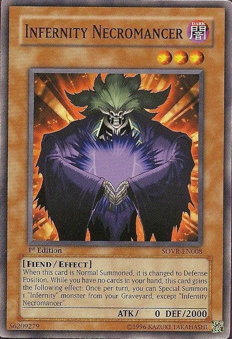 1st Edition, Common, Dark, Effect Monster, Fiend, Stardust Overdrive, Unlimited Infernity Necromancer [SOVR-EN008] Common - Trading Card World