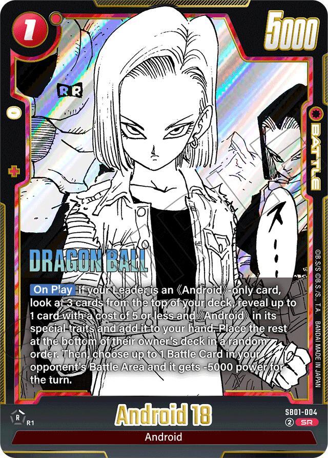 Android 18 (SB01-004) [Manga Booster 01]