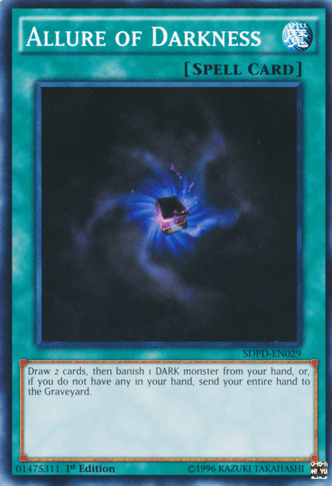 1st Edition, Common, Normal Spell, Spell, Structure Deck: Pendulum Domination Allure of Darkness [SDPD-EN029] Common - Trading Card World