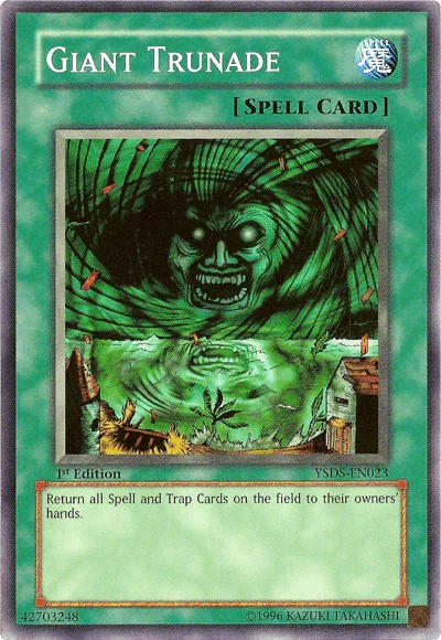 1st Edition, Common, Normal Spell, Spell, Starter Deck: Syrus Truesdale, Unlimited Giant Trunade [YSDS-EN023] Common - Trading Card World