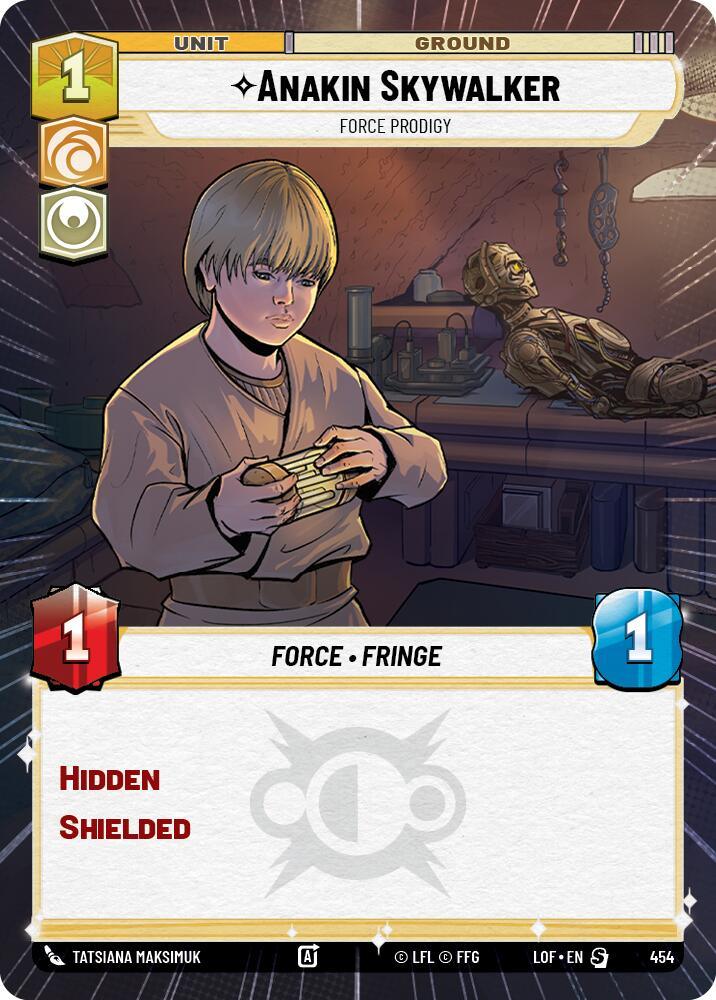 Anakin Skywalker (454) - Force Prodigy (Hyperspace) (454) [Legends of the Force]