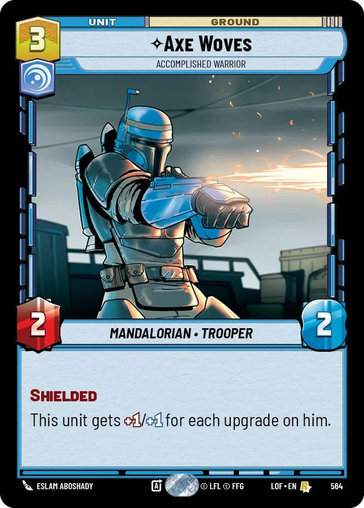 Axe Woves (564) - Accomplished Warrior (Foil) (564) [Legends of the Force]